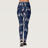Puffin-Raserei-Leggings (Marine) Leggings (Rückseite)