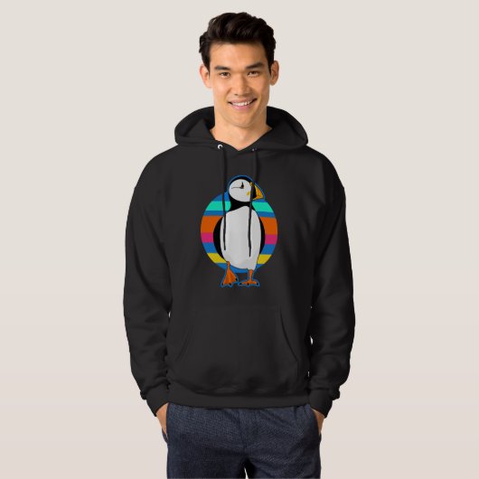 Puffin Retro Puffin Hoodie (Vorne ganz)