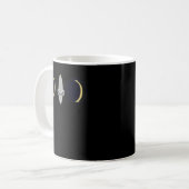 Puffin Rock Regenbogenaufkleber Kaffeetasse (Vorderseite Links)