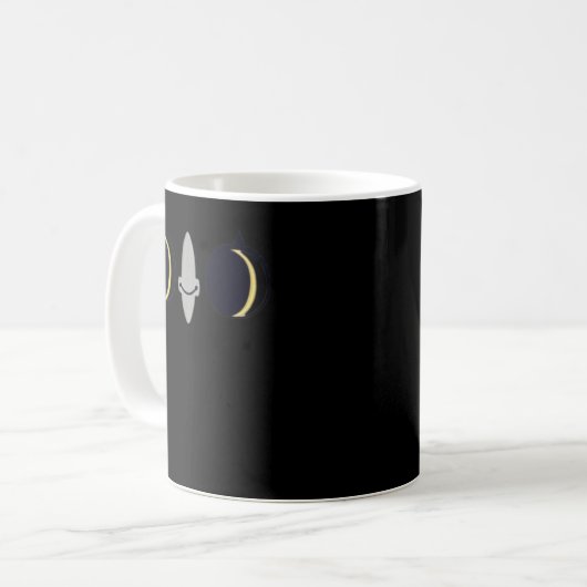 Puffin Rock Regenbogenaufkleber Kaffeetasse (Vorderseite Links)