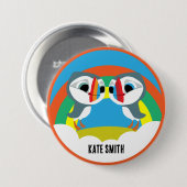 Puffin Rocks Button (Vorne & Hinten)