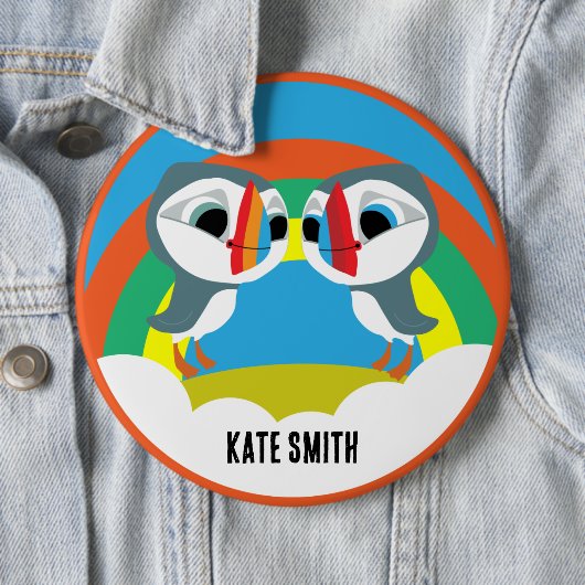 Puffin Rocks Button (Beispiel)