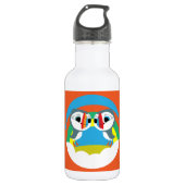 Puffin Rocks Edelstahlflasche (Vorderseite)