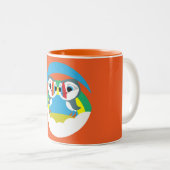 Puffin Rocks Zweifarbige Tasse (VorderseiteRechts)