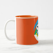 Puffin Rocks Zweifarbige Tasse (Links)