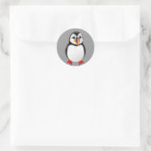 Puffin Runder Aufkleber (Tasche)