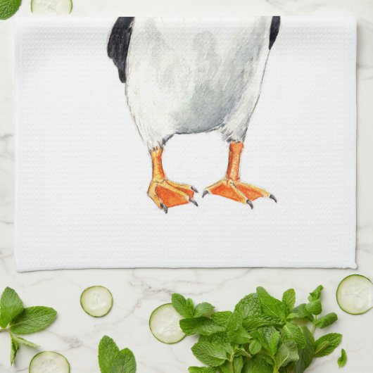 Puffin Schürze Geschirrtuch (Gefaltet)