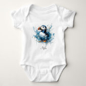 Puffin Splash, Brauch Baby Strampler (Vorderseite)