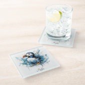 Puffin Splash, Brauch Glasuntersetzer (Schrägansicht)