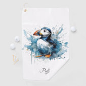Puffin Splash, Brauch Golfhandtuch (Insitu)