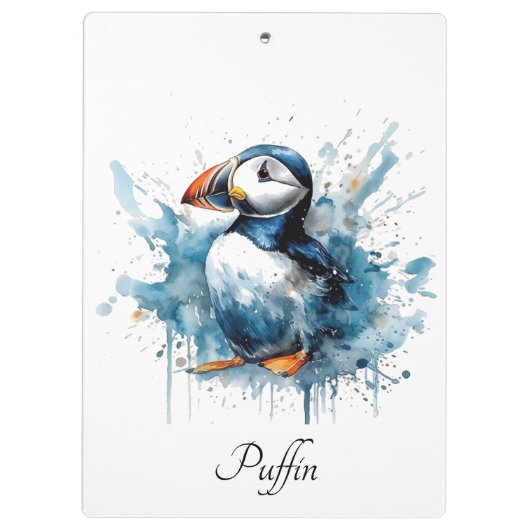 Puffin Splash, Brauch Klemmbrett (Rückseite)