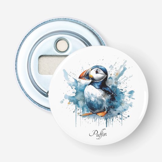 Puffin Splash, individuell Flaschenöffner (Vorderseite)