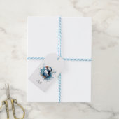 Puffin Splash, individuell Geschenkanhänger (Mit Garn)
