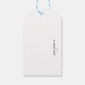 Puffin Splash, individuell Geschenkanhänger (Rückseite)