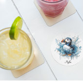 Puffin Splash, individuell Glasuntersetzer