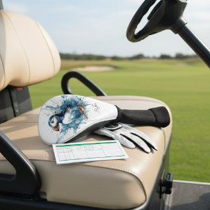 Puffin Splash, individuell Golf Headcover