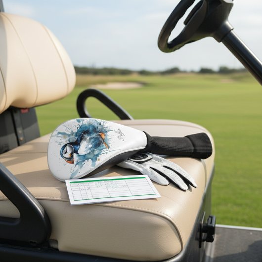 Puffin Splash, individuell Golf Headcover