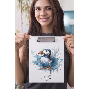 Puffin Splash, individuell Klemmbrett