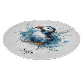 Puffin Splash, individuell Schneidebrett (Ecke)