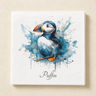Puffin Splash, individuell Serviette