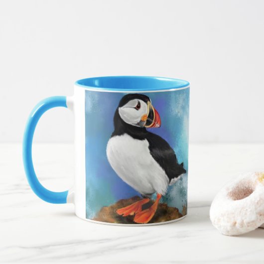 Puffin Tasse (Mit Donut)