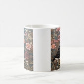 Puffin und Sea Thrift Blume William Morris Kaffeetasse (Mittel)