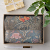 Puffin und Sea Thrift Blume William Morris Seidenpapier (Geschenk)