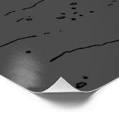 Puffin unter blassem Licht Poster (Ecke)