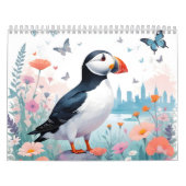 Puffin Vintage Tierart Dekoration Art Kalender (Titelbild)