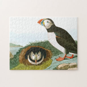 Puffin von John James Audubon Puzzle
