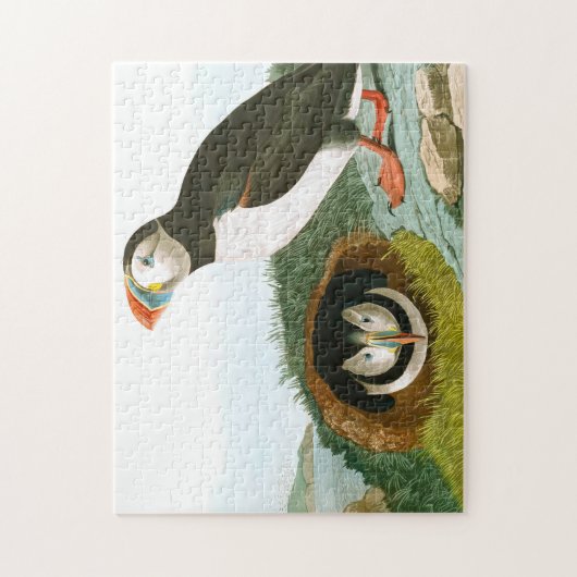 Puffin von John James Audubon Puzzle (Vertikal)