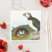 Puffin von John James Audubon Serviette (Beispiel)