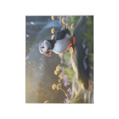Puffin Wild Bird Animal Tranquil Friedlich Notizblock (Rotiert)