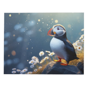 Puffin Wild Bird Animal Tranquil Friedlich Notizblock