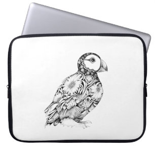 Puffin Wilde Tiere Naturschönheit Kunst, Dichtung  Laptopschutzhülle