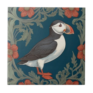 Puffin William Morris im Stil Fliese