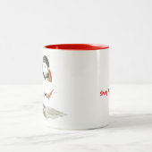 Puffin Zweifarbige Tasse (Mittel)