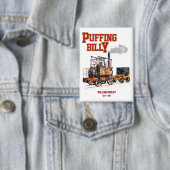Puffing Billy Dampfzug Englische Lokomotive Button (Insitu)