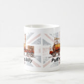 Puffing Billy Dampfzug Englische Lokomotive Kaffeetasse (Mittel)