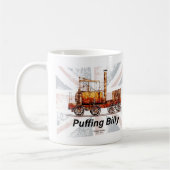Puffing Billy Dampfzug Englische Lokomotive Kaffeetasse (Links)