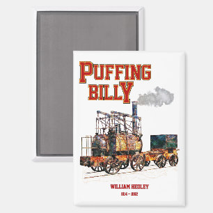 Puffing Billy Dampfzug Englische Lokomotive Magnet