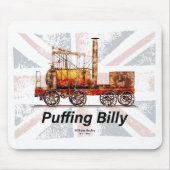 Puffing Billy Dampfzug Englische Lokomotive Mousepad (Vorne)