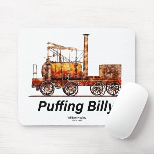 Puffing Billy Dampfzug Englische Lokomotive Mousepad (Mit Mouse)