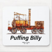 Puffing Billy Dampfzug Englische Lokomotive Mousepad (Vorne)