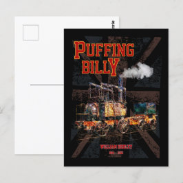 Puffing Billy Dampfzug Englische Lokomotive Postkarte