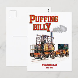 Puffing Billy Dampfzug Englische Lokomotive Postkarte
