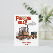 Puffing Billy Dampfzug Englische Lokomotive Postkarte (Stehend Vorderseite)