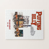Puffing Billy Dampfzug Englische Lokomotive Puzzle (Horizontal)