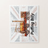 Puffing Billy Dampfzug Englische Lokomotive Puzzle (Vertikal)