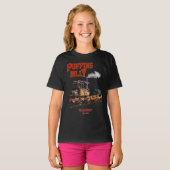 Puffing Billy Dampfzug Englische Lokomotive T-Shirt (Vorne ganz)
